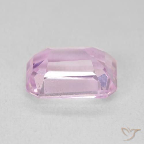 Kunzita Púrpura violeta rosáceo natural de 2.98 ct, Corte Octágono / Esmeralda, VVS-VS
