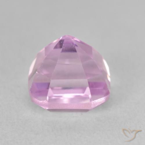 Kunzita Púrpura violeta rosáceo natural de 2.91 ct, Corte Octágono / Esmeralda, VVS-VS
