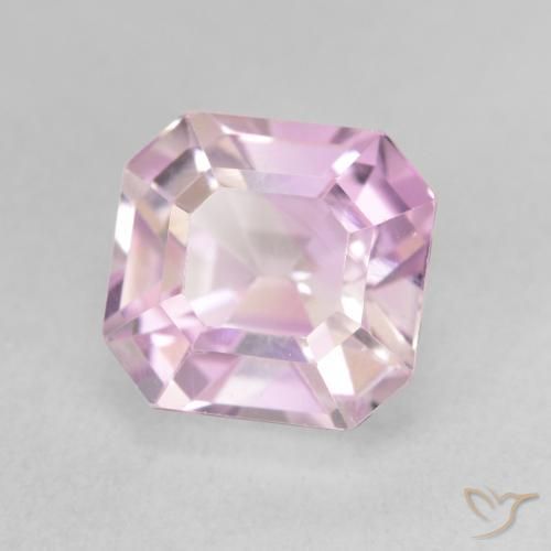Kunzita Púrpura claro natural de 3.77 ct, Corte Octágono / Esmeralda, VVS-VS