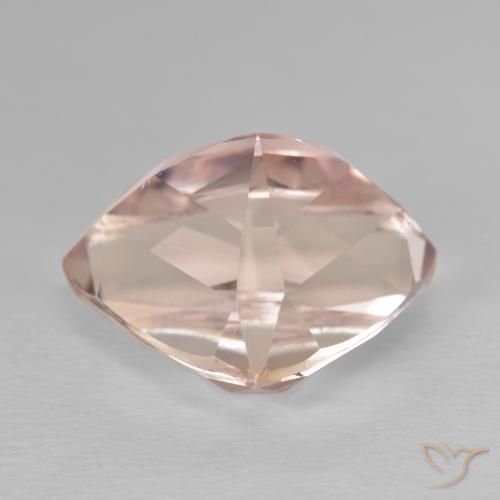 Kunzita Rosado claro natural de 14.35 ct, Trillón, VVS-VS
