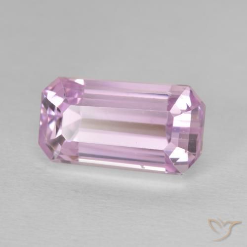 Kunzita Rosado medio natural de 9.78 ct, Corte Octágono / Esmeralda, VVS-VS