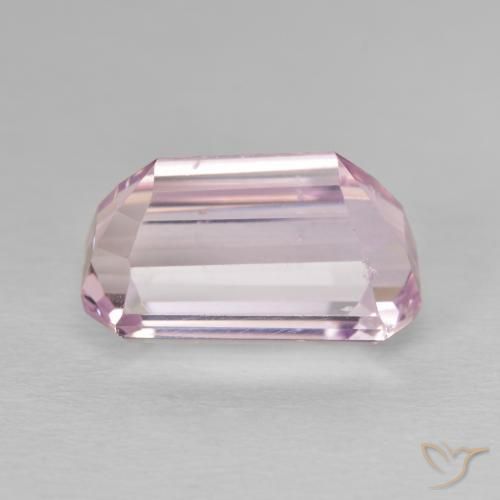 Kunzita Rosado medio natural de 9.78 ct, Corte Octágono / Esmeralda, VVS-VS