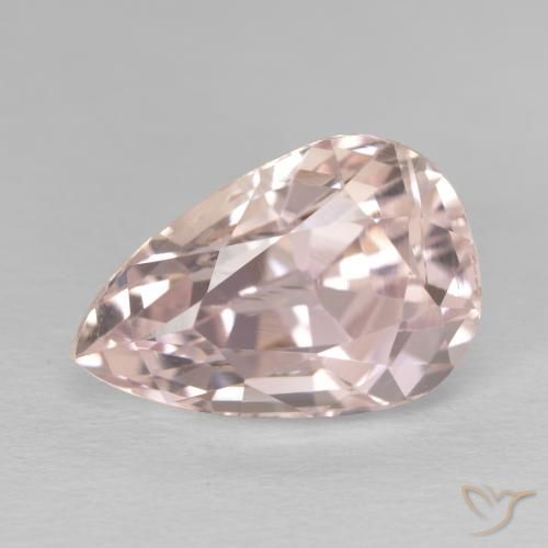10.49ct Natural Rosado flamingo Kunzita, En forma de pera, VVS-VS