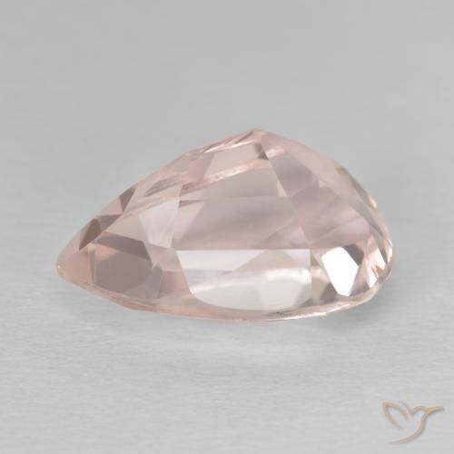 Kunzita Rosado flamingo natural de 10.49 ct, En forma de pera, VVS-VS