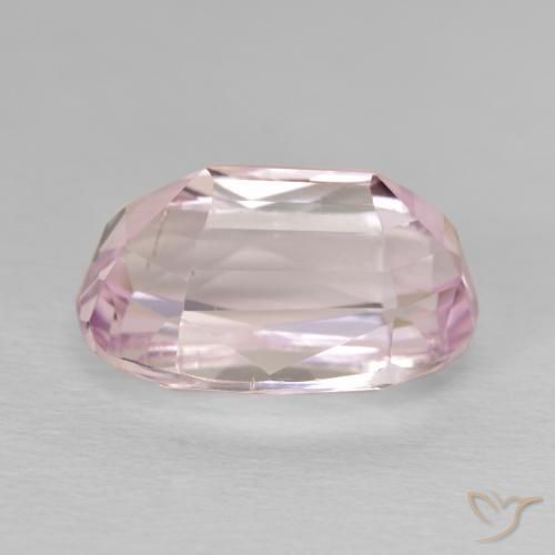Kunzita Rosado Bubblegum natural de 9.10 ct, Ovalada, VVS-VS