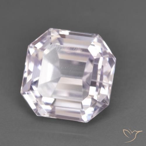 Kunzita Rosado lavanda claro natural de 6.38 ct, Corte Octágono / Esmeralda, VVS-VS