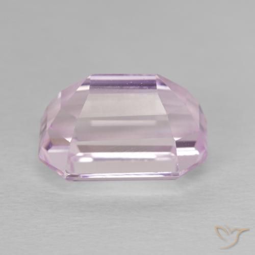 Kunzita Rosado púrpura real claro natural de 6.77 ct, Corte Octágono / Esmeralda, VVS-VS