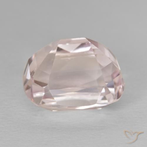 Kunzita Rosado muy claro natural de 11.80 ct, Forma Cojín, VVS-VS