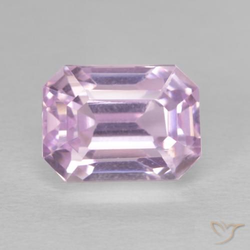 5.87ct Natural Tono rosado cereza Kunzita, corte esmeralda, VVS-VS