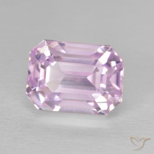 Kunzita Tono rosado cereza natural de 5.87 ct, Corte Octágono / Esmeralda, VVS-VS