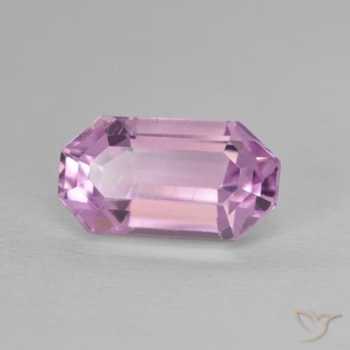 Kunzita Rosado medio natural de 4.64 ct, Corte Octágono / Esmeralda, VVS-VS