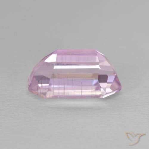 Kunzita Rosado medio natural de 4.64 ct, Corte Octágono / Esmeralda, VVS-VS