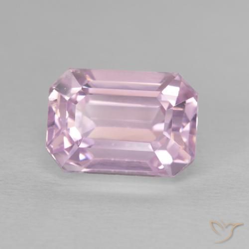 Kunzita Rosado blubblegum muy claro natural de 4.73 ct, Corte Octágono / Esmeralda, VVS-VS