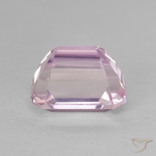 Kunzita Rosado blubblegum muy claro natural de 4.73 ct, Corte Octágono / Esmeralda, VVS-VS