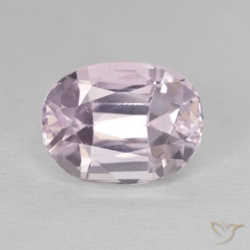 6.70ct Natural Rosado claro Kunzita, Ovalada, VVS-VS