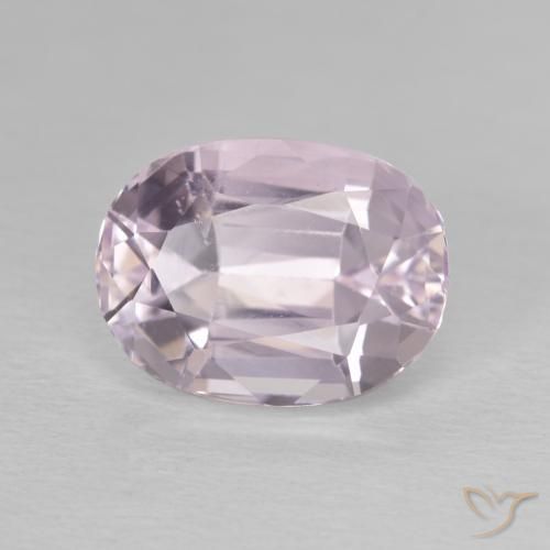 Kunzita Rosado claro natural de 6.70 ct, Ovalada, VVS-VS