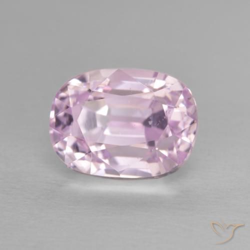 Kunzita Rosado Bubblegum natural de 4.87 ct, Ovalada, VVS-VS