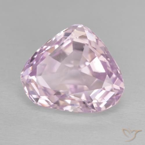 Kunzita Rosado púrpura natural de 8.37 ct, En forma de pera, VVS-VS