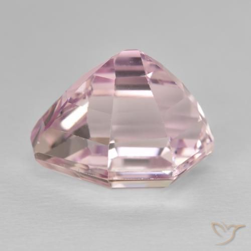 Kunzita Rosado claro natural de 14.82 ct, Elegante, VS