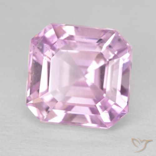 Kunzita Rosado claro natural de 8.13 ct, Corte Octágono / Esmeralda, VS