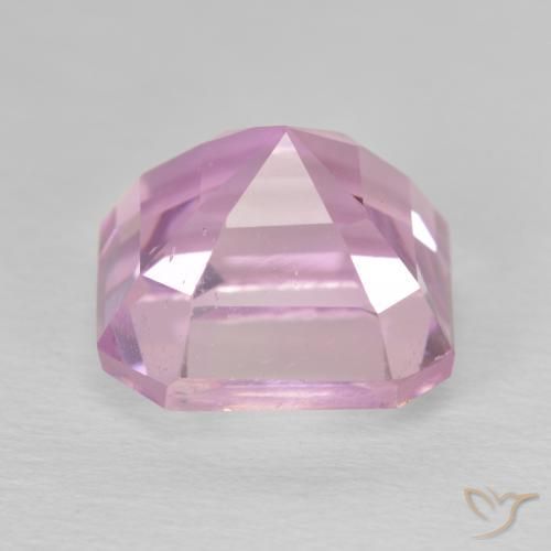 Kunzita Rosado claro natural de 8.13 ct, Corte Octágono / Esmeralda, VS
