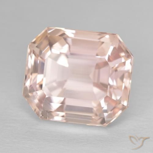 Kunzita Rosado medio natural de 11.86 ct, Corte Octágono / Esmeralda, VS
