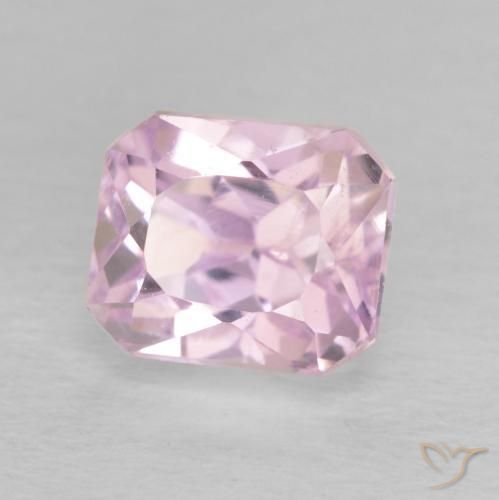 Kunzita Rosado claro natural de 1.71 ct, Corte Octágono / Esmeralda, VS
