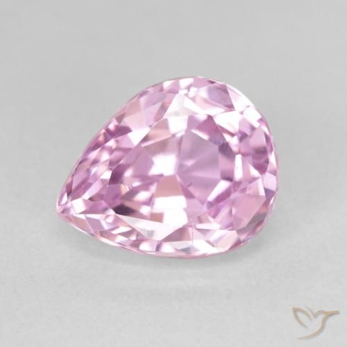 5.15ct Natural Rosado cereza Kunzita, En forma de pera, VS