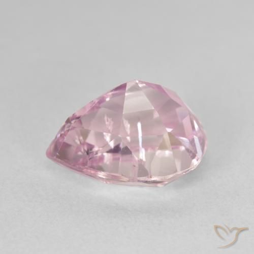 Kunzita Rosado cereza natural de 5.15 ct, En forma de pera, VS