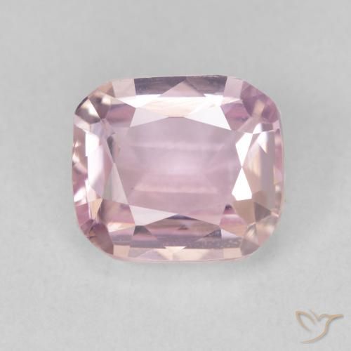 2.91ct Natural Rosado claro Kunzita, Forma Cojín, VS