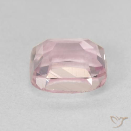 Kunzita Rosado claro natural de 2.91 ct, Forma Cojín, VS