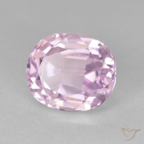 Kunzita Rosado claro natural de 6.11 ct, Ovalada, VS