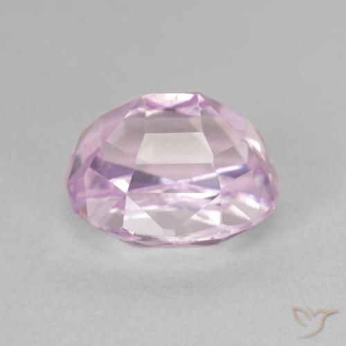 Kunzita Rosado claro natural de 6.11 ct, Ovalada, VS