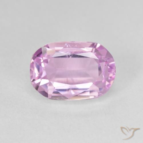 4.10ct Natural Rosado medio Kunzita, Ovalada, VS