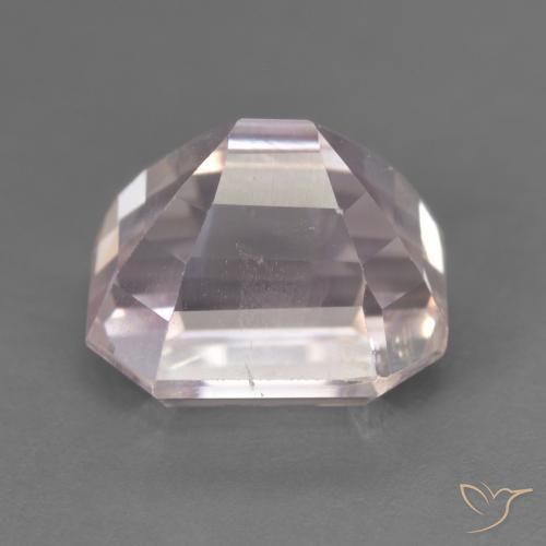 Kunzita Rosado flamingo natural de 5.69 ct, Corte Octágono / Esmeralda, VS