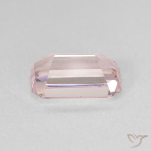 Kunzita Rosado claro natural de 2.53 ct, Corte Octágono / Esmeralda, VS