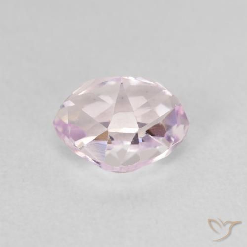 Kunzita Rosado claro natural de 1.76 ct, En forma de pera, VVS