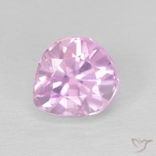 3.38ct Natural Rosado muy claro Kunzita, En forma de pera, VS