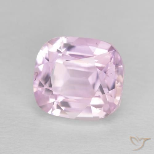 Kunzita Rosado medio natural de 4.56 ct, Forma Cojín, VS