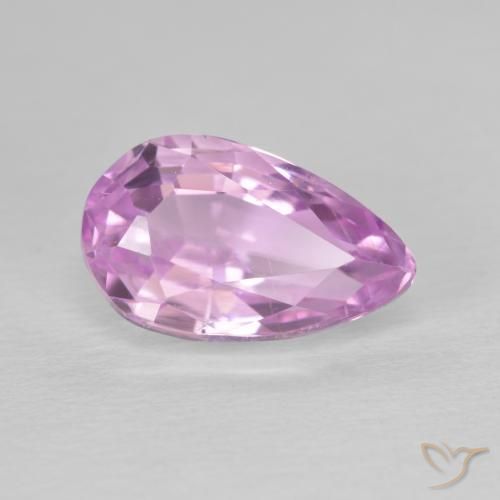 Kunzita Tono rosado cereza natural de 4.50 ct, En forma de pera, VS