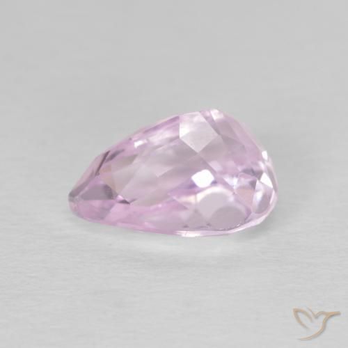 Kunzita Rosado púrpura natural de 2.96 ct, En forma de pera, VS