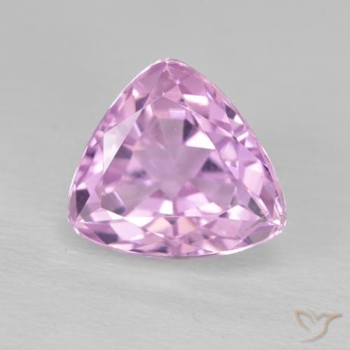 5.02ct Natural Rosado púrpura real muy claro Kunzita, Trillón, VS
