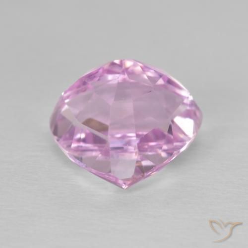 Kunzita Rosado púrpura real muy claro natural de 5.02 ct, Trillón, VS