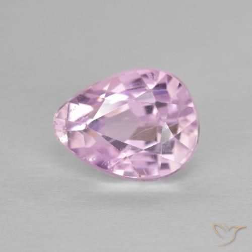 3.21ct Natural Rosado medio Kunzita, En forma de pera, VS