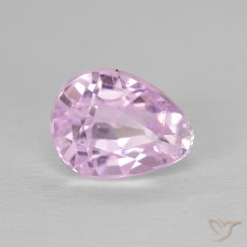 Kunzita Rosado medio natural de 3.21 ct, En forma de pera, VS