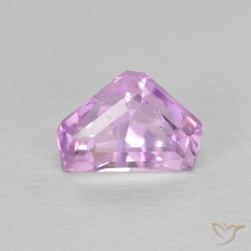2.74ct Natural Rosado púrpura real muy claro Kunzita, Elegante, VS
