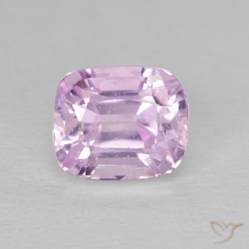 4.80ct Natural Rosado púrpura real claro Kunzita, Forma Cojín, VS