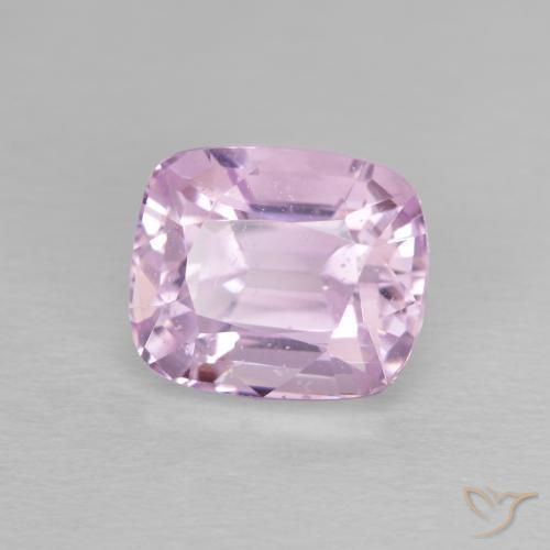 Kunzita Rosado púrpura real claro natural de 4.80 ct, Forma Cojín, VS
