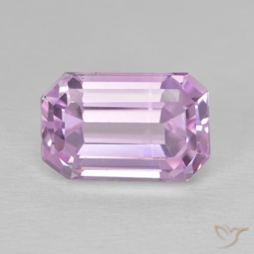 8.33ct Natural Rosado púrpura real Kunzita, corte esmeralda, VS