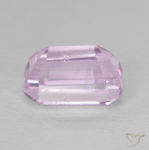 Kunzita Rosado púrpura real natural de 8.33 ct, Corte Octágono / Esmeralda, VS